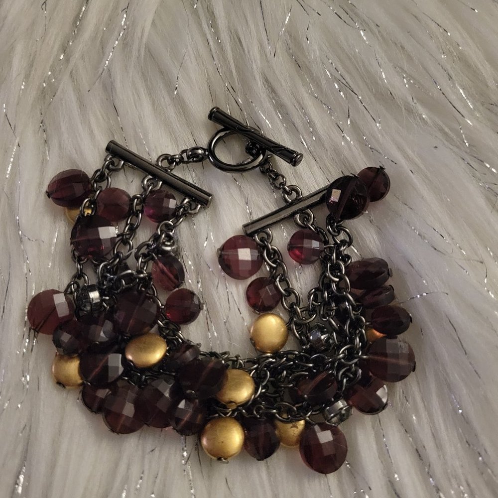 Kenneth Cole Toggle Beaded Bracelet
